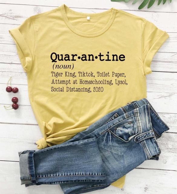 Quar-an-tine Synonyms by Style's Bug - Style's Bug Mustard-black txt / XXXL