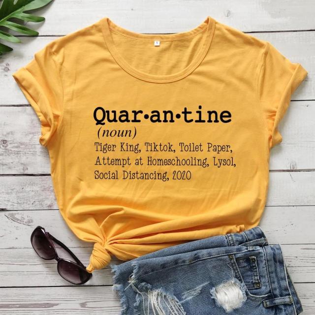 Quar-an-tine Synonyms by Style's Bug - Style's Bug Yellow-black txt / L