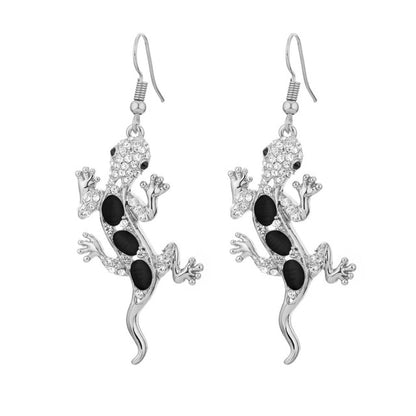 Gecko earrings by Style's Bug - Style's Bug Silver
