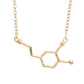 Molecule Necklaces by Style's Bug (2pcs pack) - Style's Bug Dopamine Gold