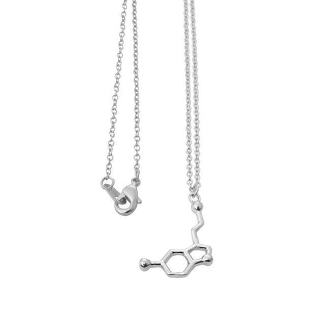 Molecule Necklaces by Style's Bug (2pcs pack) - Style's Bug caffeine Silver 2