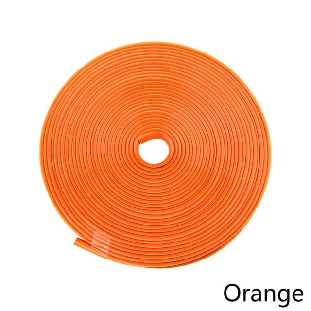 Car Wheel Rim Protectors - Style's Bug orange