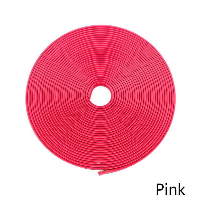 Car Wheel Rim Protectors - Style's Bug pink