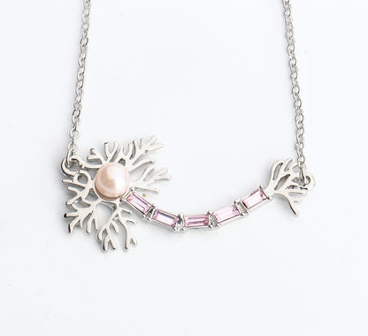 Neuron necklace by Style's Bug - Style's Bug Silver