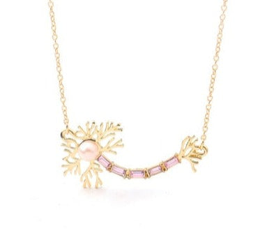 Neuron necklace by Style's Bug - Style's Bug Gold