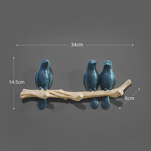Home Birdies - Style's Bug 3 Dark blue birds