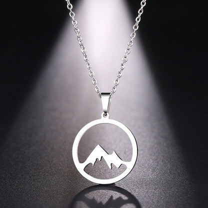 Mountain necklace by Style's Bug - Style's Bug Silver