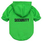 Security Officer dog hoodie - Style's Bug Green 2 / XS