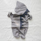 Dino Baby Jumpsuit - Style's Bug Gray / 6M