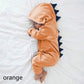 Dino Baby Jumpsuit - Style's Bug Orange / 6M