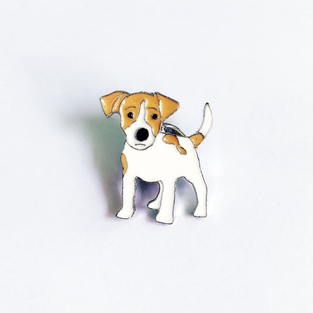 Dog Brooches by Style's Bug (2pcs pack) - Style's Bug Jack Russel terrier