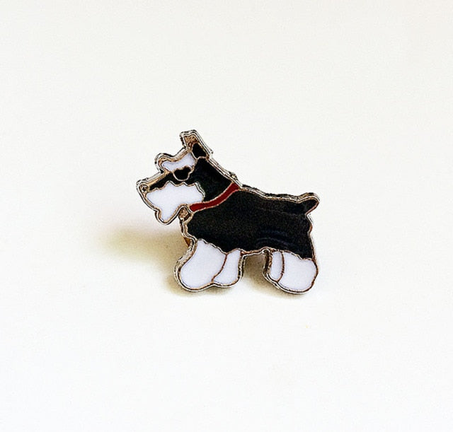 Dog Brooches by Style's Bug (2pcs pack) - Style's Bug Schnauzer