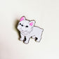 Dog Brooches by Style's Bug (2pcs pack) - Style's Bug White French bull dog