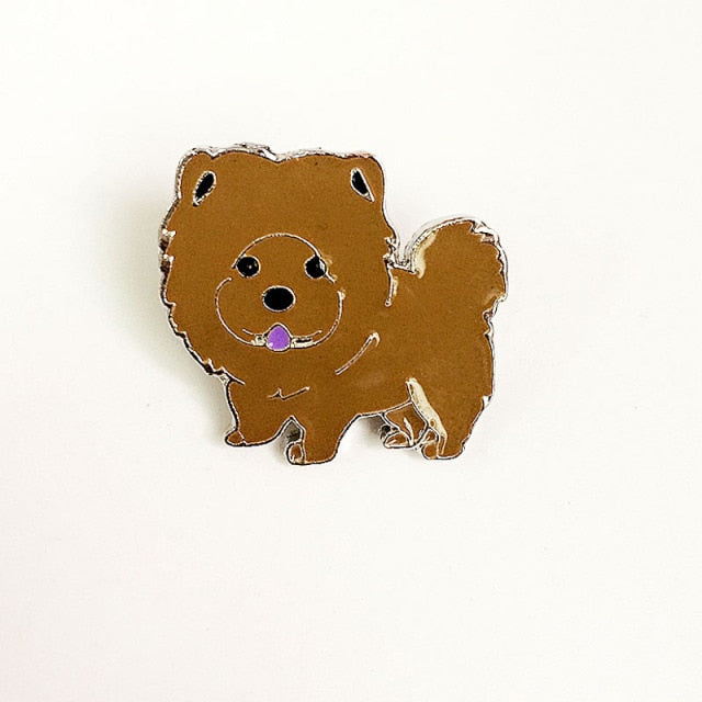 Dog Brooches by Style's Bug (2pcs pack) - Style's Bug Chow chow