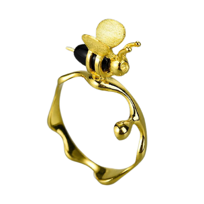 The Honey bee ring - Style's Bug 7 / Gold