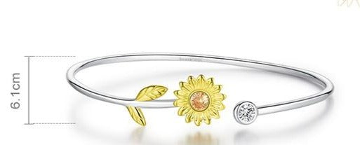 Sunflower bracelet by Style's Bug - Style's Bug