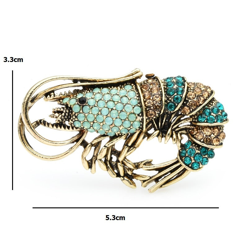 Shrimp Brooches by Style's Bug (2 pcs pack) - Style's Bug