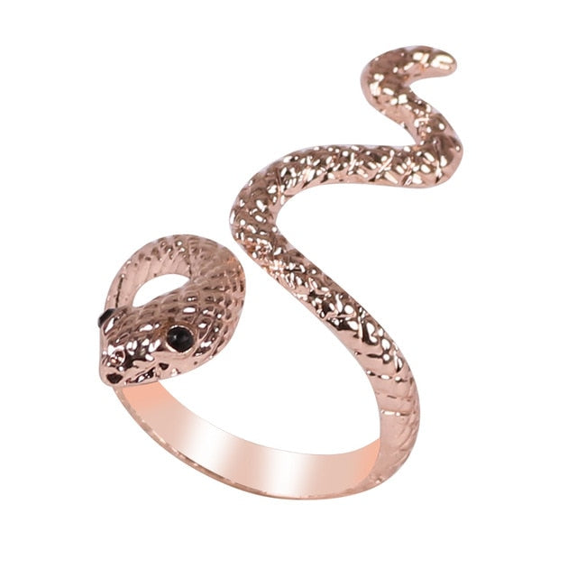 Elegant Snake ring by Style's Bug (2pcs pack) - Style's Bug Rose Gold
