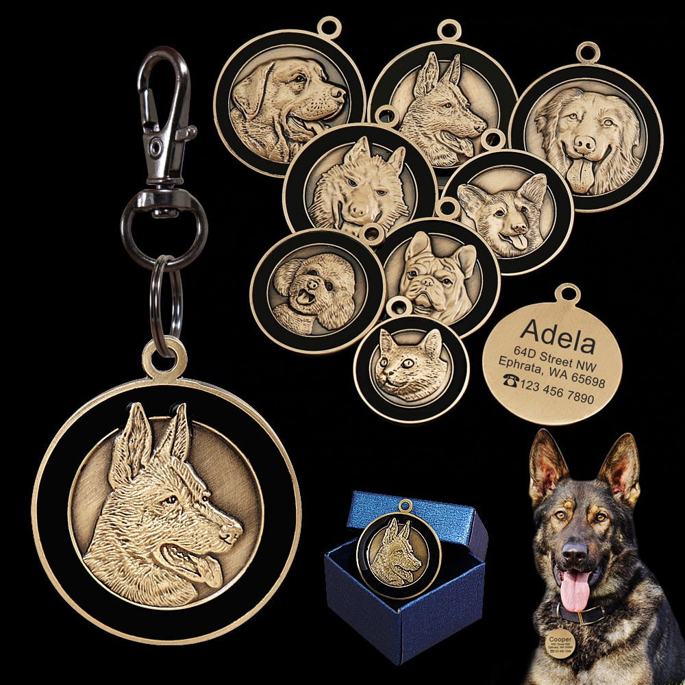 Personalized Dog ID Tags by Style's Bug - Style's Bug