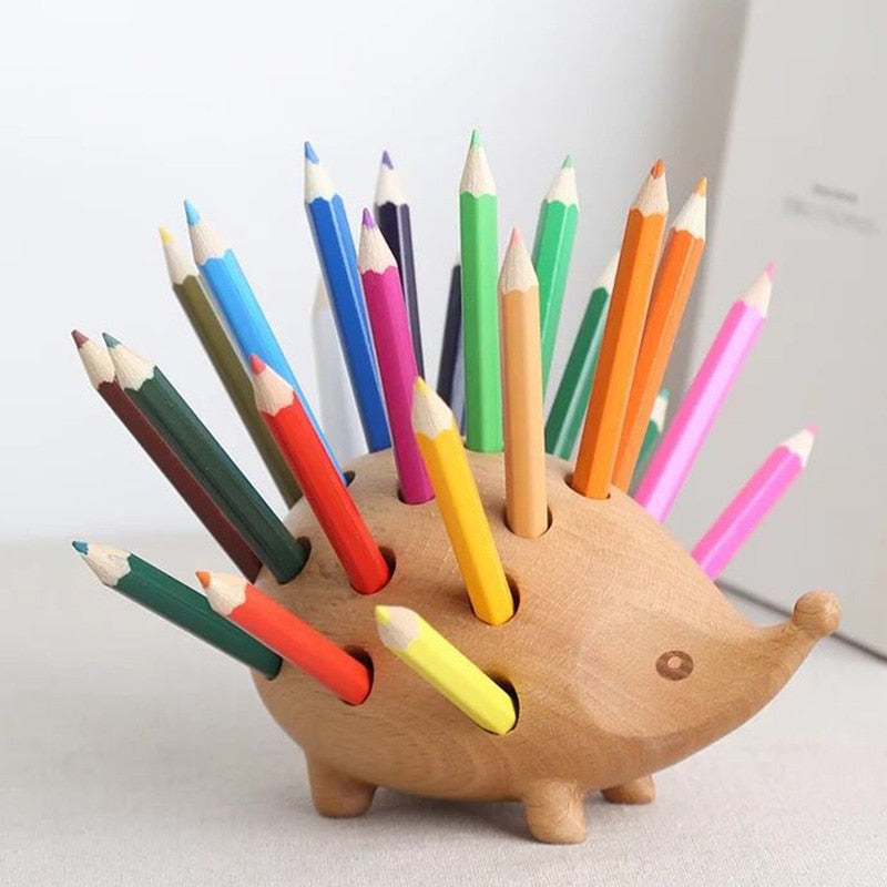 Hedgehog the pencil holder by Style's Bug (includes a pencil set) - Style's Bug