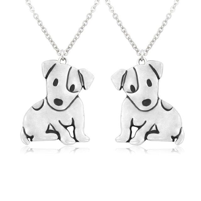 Jack Russell Terrier Necklaces by Style's Bug - Style's Bug Both left & right Necklaces (2pcs pack) / 45cm