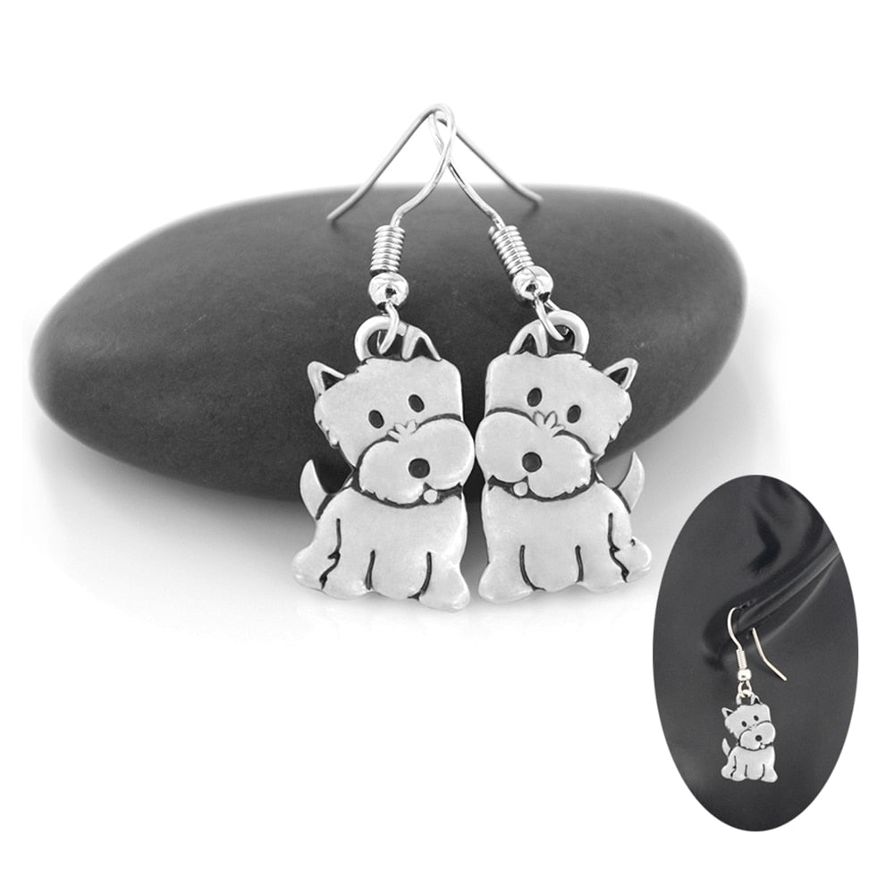 West Highland terrier earrings by Style's Bug - Style's Bug