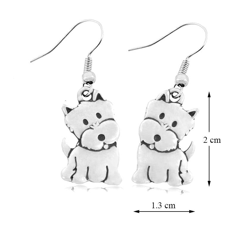 West Highland terrier earrings by Style's Bug - Style's Bug