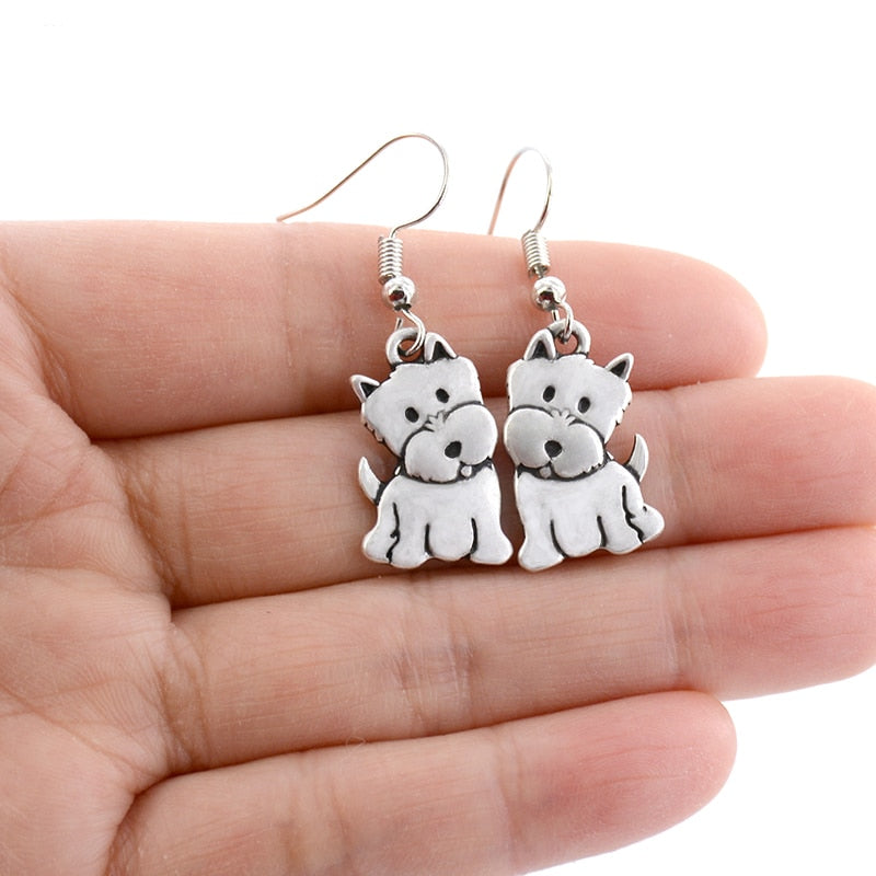 West Highland terrier earrings by Style's Bug - Style's Bug