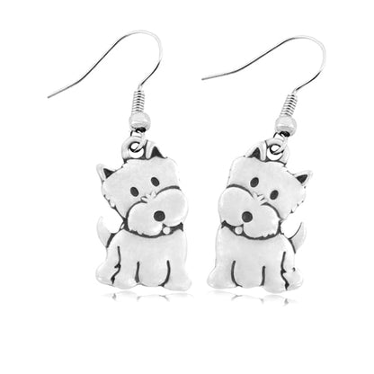 West Highland terrier earrings by Style's Bug - Style's Bug Default Title