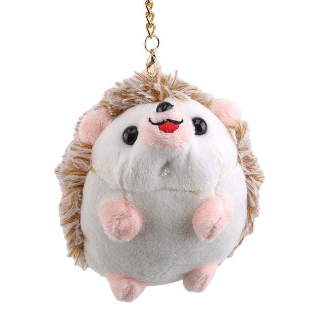 Hedgehog plush keychains by Style's Bug - Style's Bug brown