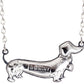 Colorful Dachshund necklaces by Style's Bug - Style's Bug