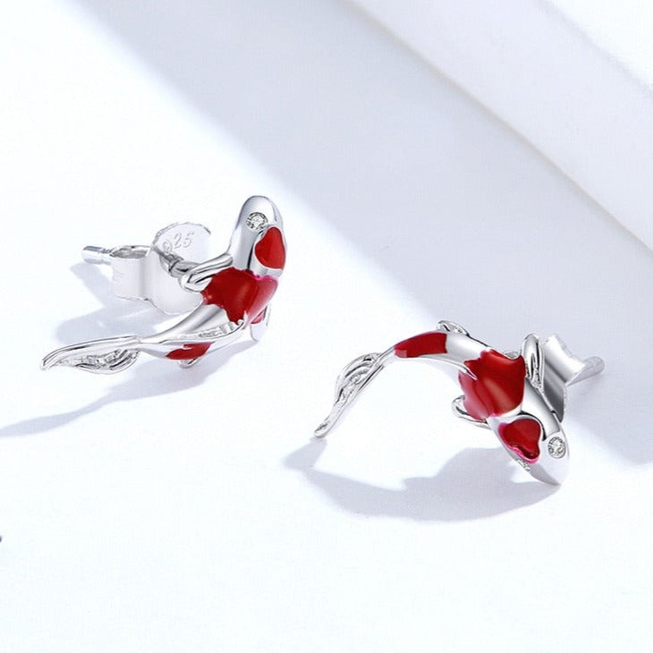 Koi fish earrings by Style's Bug - Style's Bug