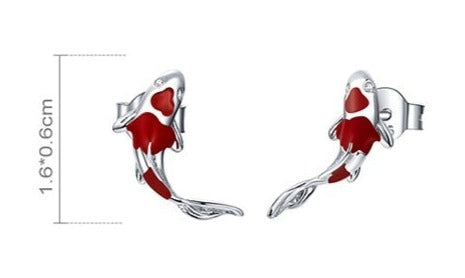 Koi fish earrings by Style's Bug - Style's Bug