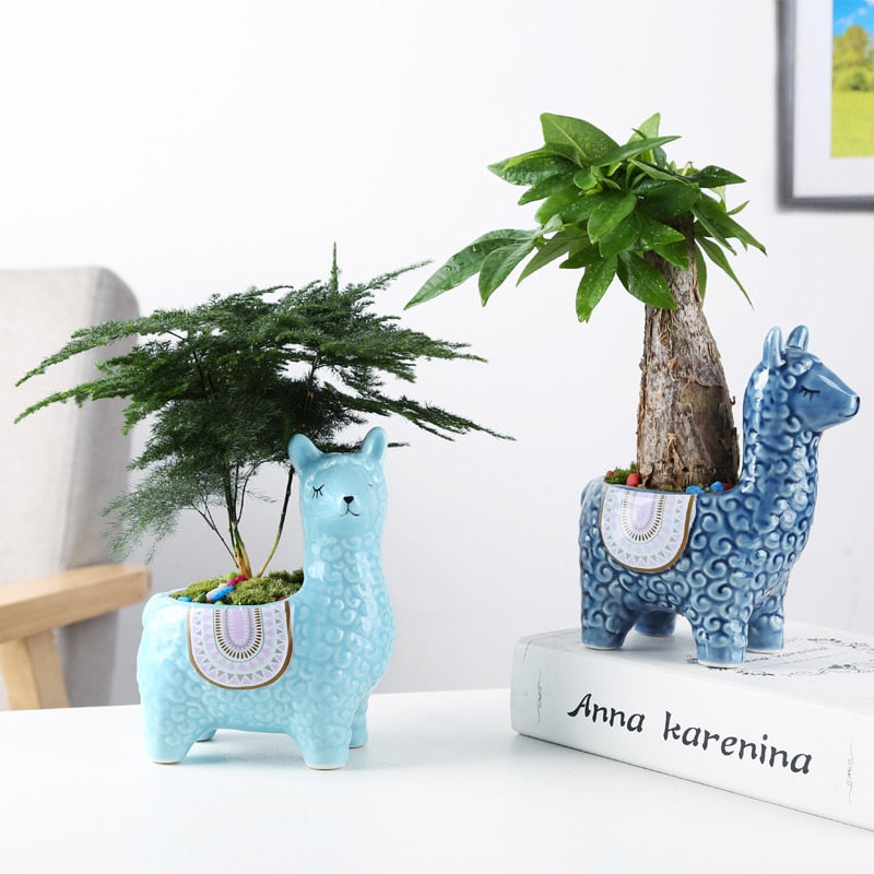 Alpaca Flower Pots by Style's Bug - Style's Bug
