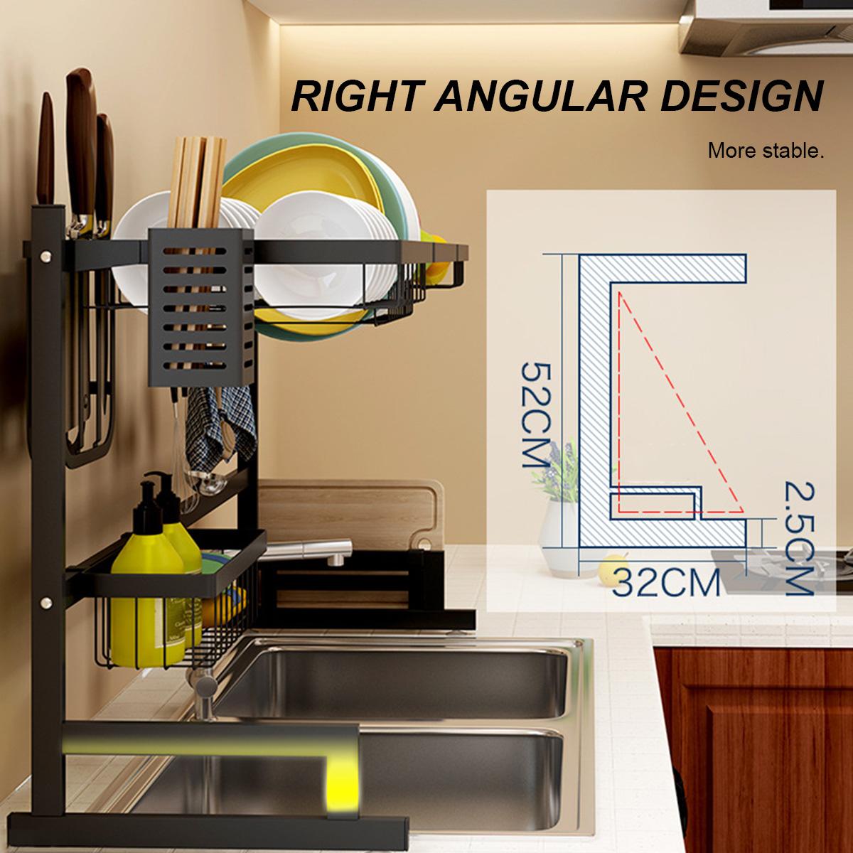 Stainless Steel sink Shelf Organizer - Style's Bug