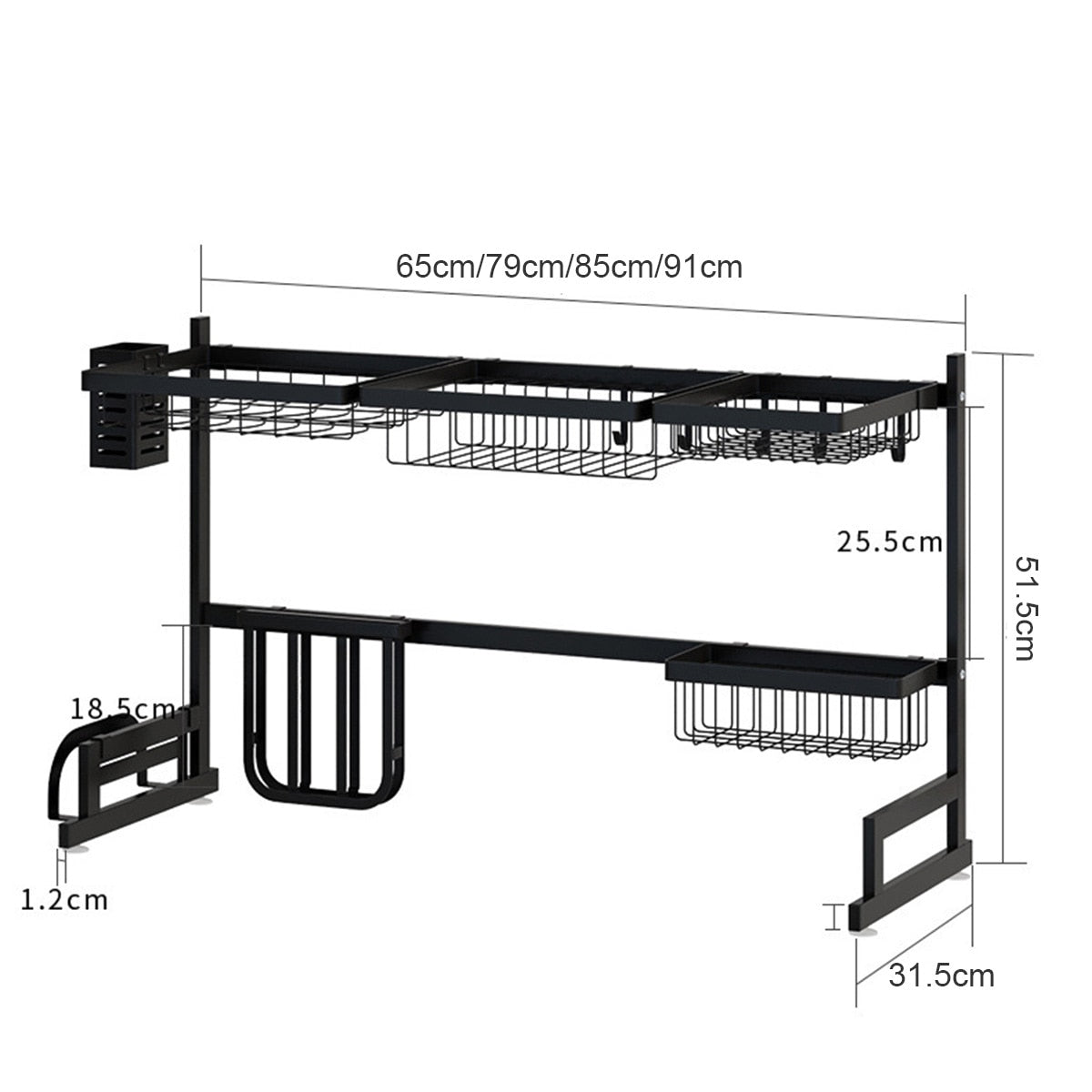 Stainless Steel sink Shelf Organizer - Style's Bug