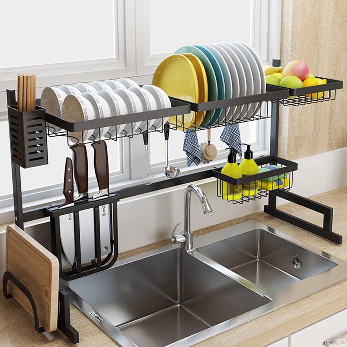 Stainless Steel sink Shelf Organizer - Style's Bug