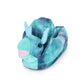 Dinosaur slippers by Style's Bug - Style's Bug Triceratops - Blue / 7.5
