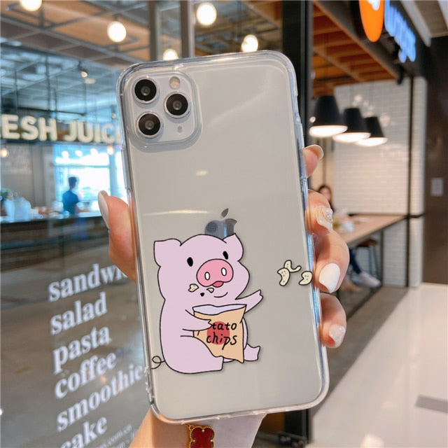 Pig Couple - Style's Bug For iPhone Xs / Ktm-zhurensp