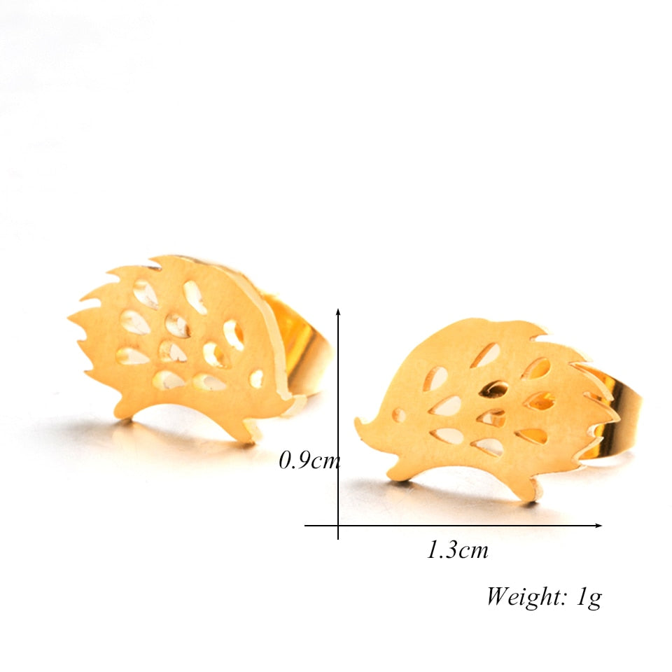 Hedgehog Earrings by Style's Bug - Style's Bug