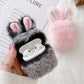 Fluffy Bunny Airpod cases by SB - Style's Bug