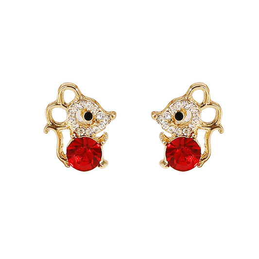 Red mice earrings by Style' Bug - Style's Bug