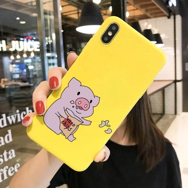 Pig Couple - Style's Bug For iPhone Xs / Khu-zhurensp