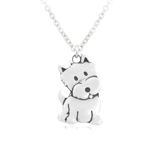 West Highland terrier necklace by Style's Bug - Style's Bug Left Necklace / 45cm