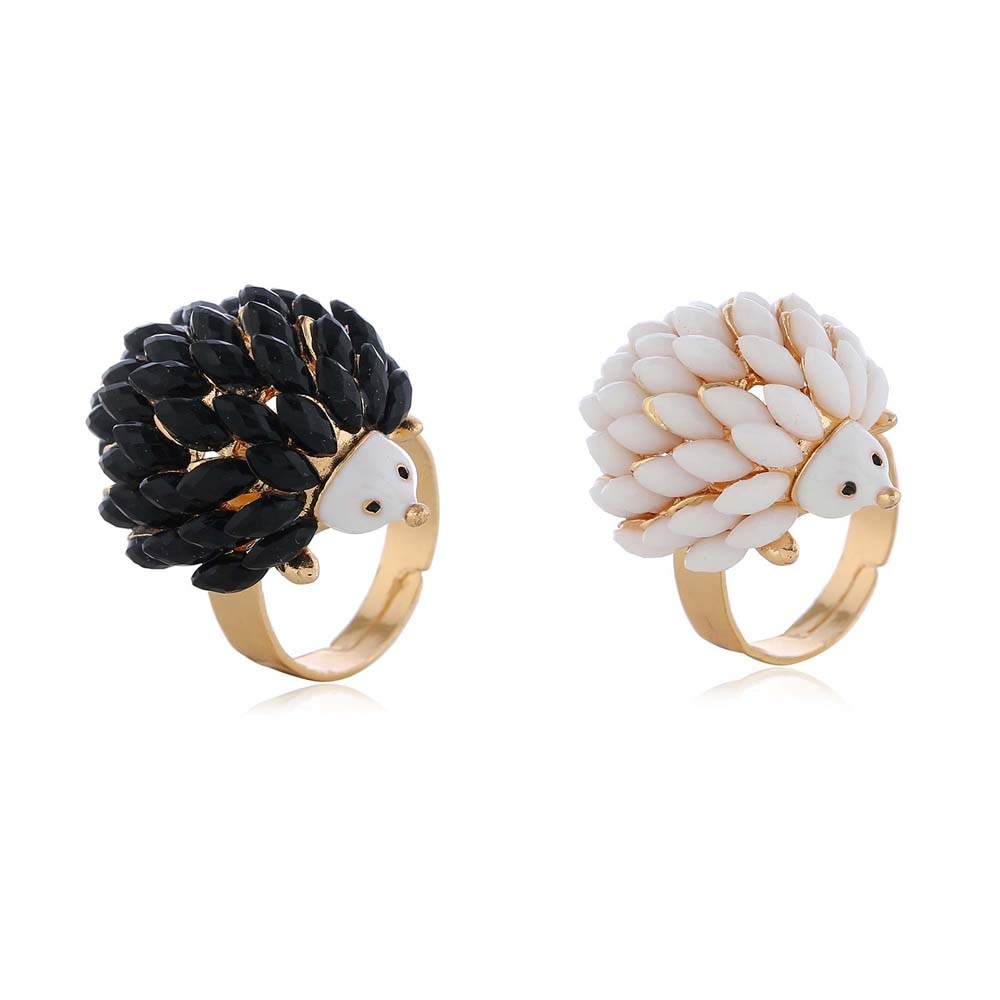 Realistic Hedgehog Rings by Style's Bug (2pcs pack) - Style's Bug