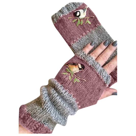 Hand knitted Bird Mittens by Style's Bug - Style's Bug