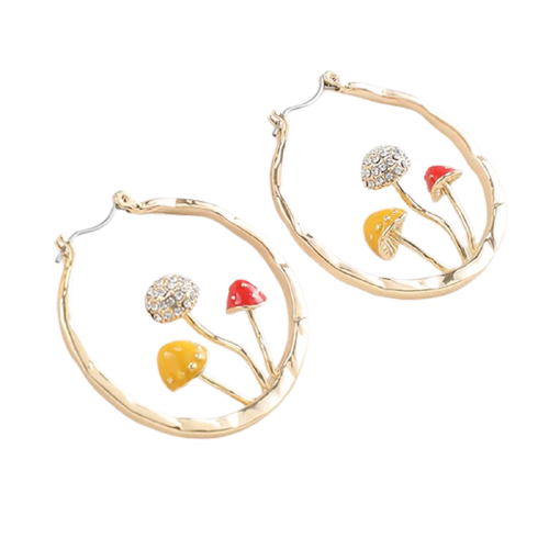 The Mushroom Trio Earrings by Style's Bug - Style's Bug