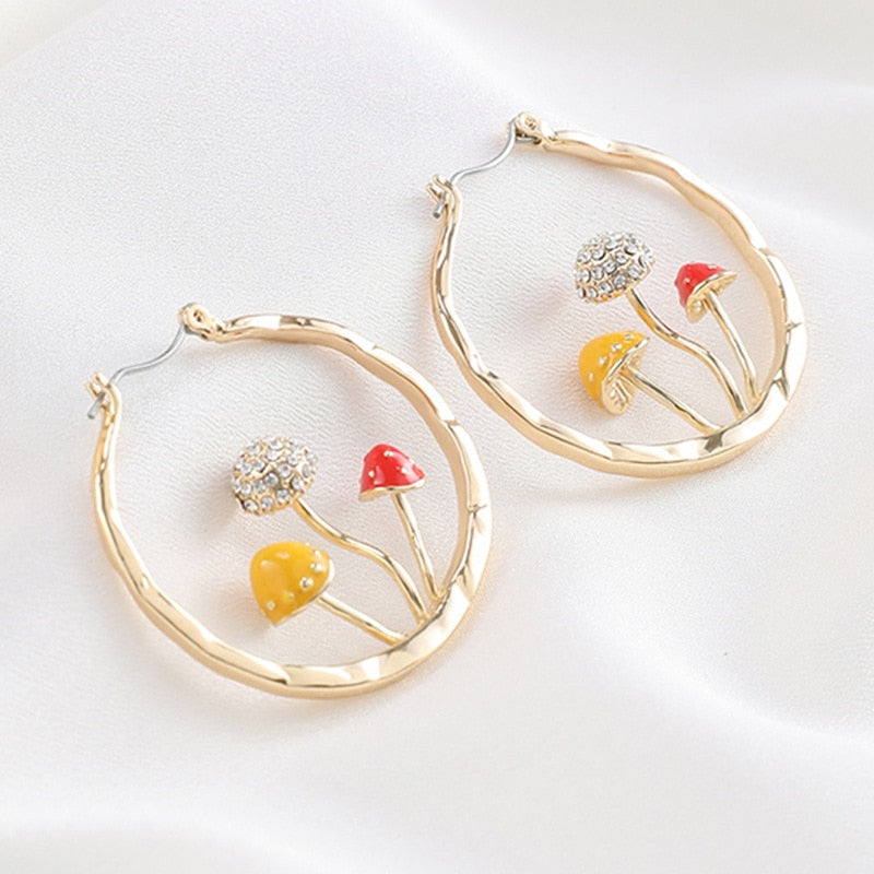 The Mushroom Trio Earrings by Style's Bug - Style's Bug