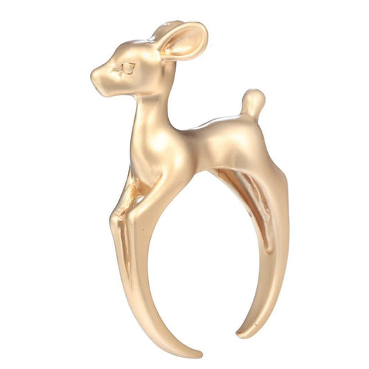 Golden Deer ring by Style's Bug - Style's Bug