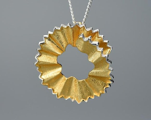 Pencil Shavings necklace by Style's Bug - Style's Bug Gold